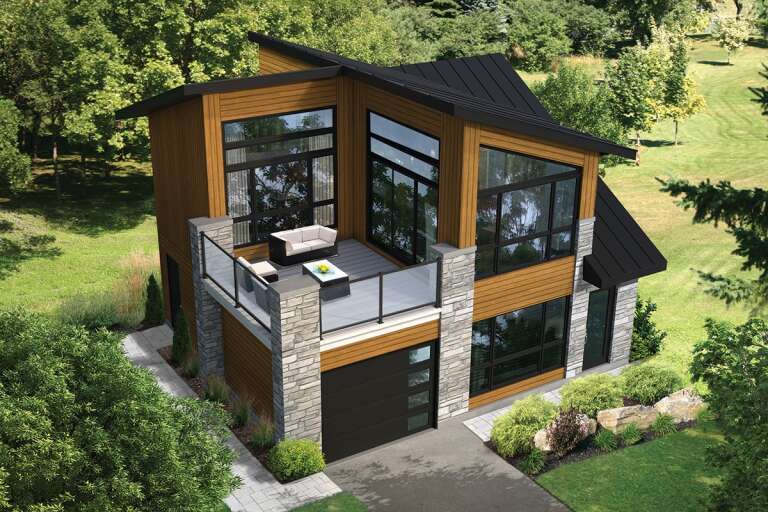 Modular home rendering